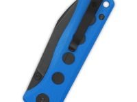 Складной нож QSP Canary folder, сталь 14C28N, рукоять G10, синий/черный