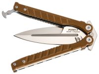 Нож-бабочка (балисонг) Ромул, сталь D2, рукоять G10