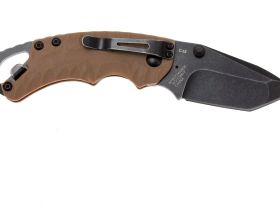 Складной нож Kershaw Shuffle II, сталь 8Cr13MoV, рукоять GFN, коричневый