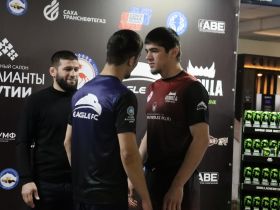 Участники Кубка Ил Дархана по смешанным единоборствам встретились лицом к лицу