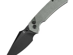 Складной нож Tenable Fenrir, сталь 14C28N, рукоять зеленая микарта