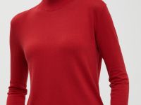 Джемпер с воротником-стойкой