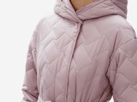 Пальто утепленное с поясом