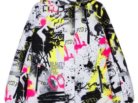 Куртка текстильная с полиуретановым покрытием для девочек