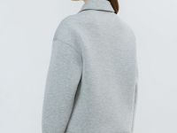 Бомбер оверсайз, Серый