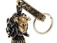 Брелок Медуза Горгона, бронза