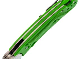 Складной нож Перемен Лисичка, сталь 8Cr14MoV, рукоять FRN, зеленый