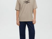 Футболка из хлопка с принтом