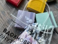 Скетчбук для акварели Inkberry 5х5 см 30 л 230 г 50% хлопка, оранжевый