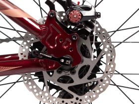 Женский велосипед Foxx Stinger Laguna 27.5, год 2025, цвет Красный, ростовка 18