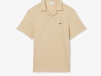 Мужское хлопковое поло Lacoste из смеси льна