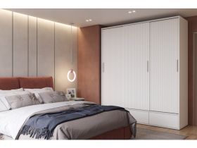 Шкаф-купе Беррингтон 3.1-207x240 Белый