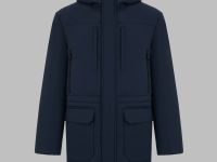 Утепленная куртка с капюшоном