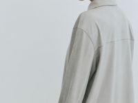 Рубашка из искусственной замши, Серый