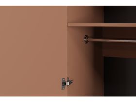 Распашной шкаф Изи 3.1-150x220 Терракотовый