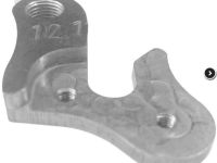 Держатель заднего переключателя &quot;петух&quot; Meta №12.1 фрезерованный (серебристый)