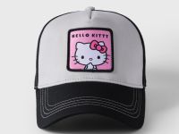 Бейсболка с контрастными вставками и нашивкой Hello Kitty Глория Джинс