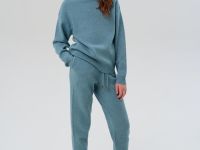 Комплект трикотажный для девочек: джемпер, брюки