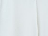 Широкие брюки из мягкого пике, Белый