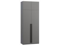 Распашной шкаф Кимбол 2.1-100x250 Графитовый
