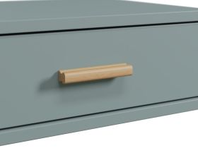 Тумба прикроватная подвесная Ивейн 5-42x15 Серо-зеленый