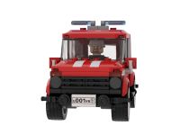 Бриксити AB-1313 Конструктор Патрульный автомобиль пожарных Огнеборец