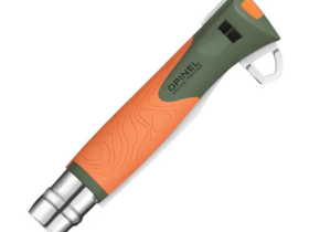 Складной нож Opinel №12 Explore c инструментом для удаления клещей, сталь Sandvik 12C27