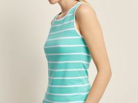 Майка приталенного силуэта в полоску