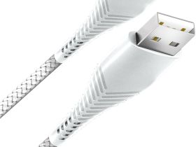 Кабель BoraSCO USB / Apple Lightning 1 м Белый