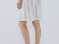 Шорты со складками, Бежевый