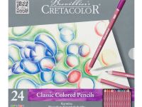 Набор карандашей цветных Cretacolor "KARMINA" 24 цветов в металлической коробке