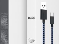 Кабель Pero DC-04 USB / USB-C 1 м Синий