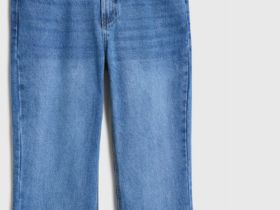 Прямые джинсы из плотного денима, Синий