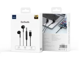 Проводная стерео гарнитура WIWU Earbuds EB314 Type-C (черный)