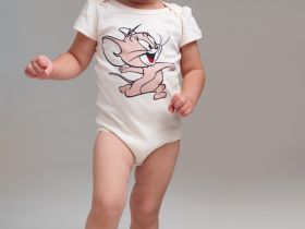 Комплект детский трикотажный для девочек: боди, комбинезон