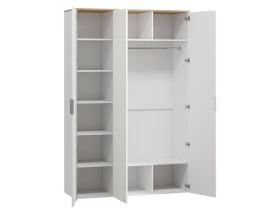 Распашной шкаф Енссон 3-135x210 Белый