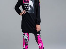 Платье трикотажное для девочек