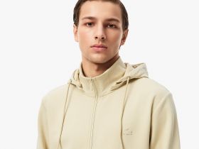 Мужской хлопковый свитшот Lacoste стандартного кроя