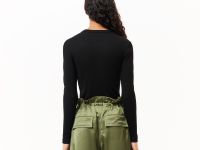 Женская футболка Lacoste Slim Fit с длинными рукавами