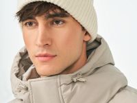 Шапка с отворотом, Бежевый