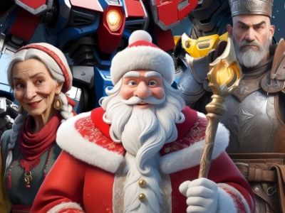 Приключения Деда Мороза в стране заколдованных роботов