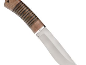 Походный нож Южный-2, сталь 65Х13, рукоять кожа