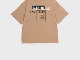 Фуфайка трикотажная для девочек (футболка)