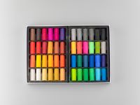 Набор сухой пастели Малевичъ квадратные мелки-половинки, 48 цвета