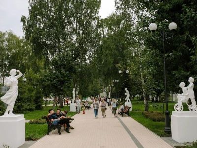 Парк у Дворца культуры им. Саид-Галиева