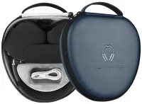 Чехол-сумка WIWU Ultra Thin Smart Case для AirPods Max полиуретан (темно-синий)