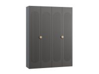 Распашной шкаф Луми 4-181x242 Графитовый