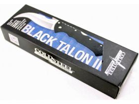 Нож складной Cold Steel Black Talon II Serrated Edge, сталь CPM-S35VN, рукоять G10, черный