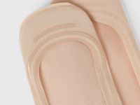 Подследники с хлопковой подошвой, 2 пары, Бежевый