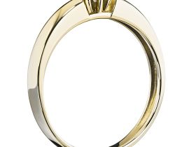 Кольцо из желтого золота с бриллиантом э0301кц02159400